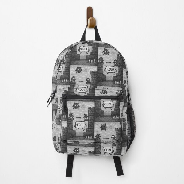 Item preview, Code with Bugs – Grayscale Pixel Art designed and sold by nozhove.