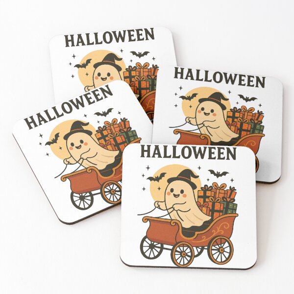 Item preview, Cute Friendly Halloween Ghost designed and sold by Khamique.