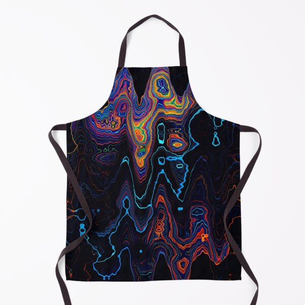 Item preview, Colorful, abstract, wavy line art designed and sold by Sigtrix.