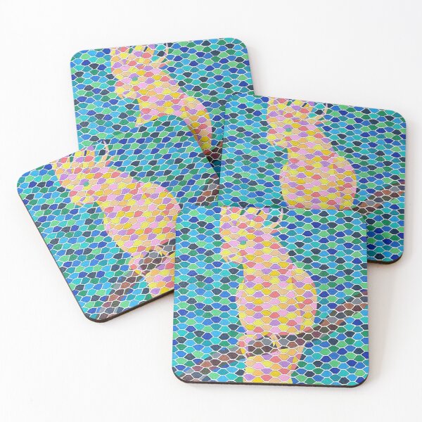 Item preview, crested cockie in colourful patterns designed and sold by dannyspage.