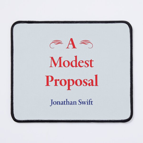 Item preview, Jonathan Swift, A Modest Proposal, Classic Literature designed and sold by CharlottePlaceArt.