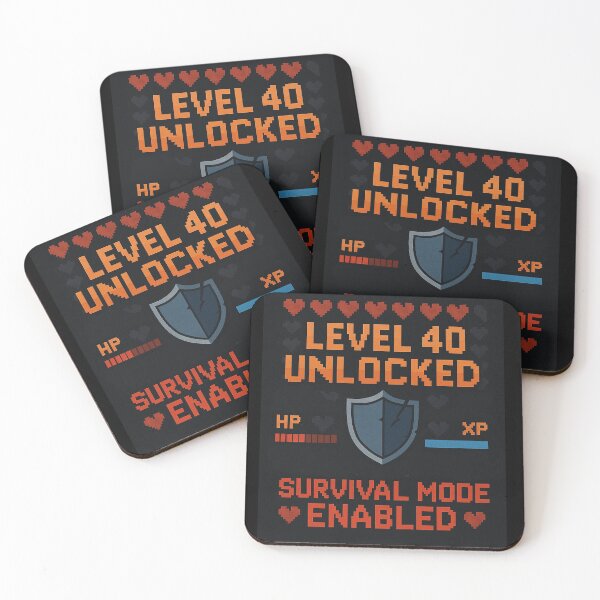 Item preview, 40th birthday – Survival Mode ON designed and sold by PictorGraf.