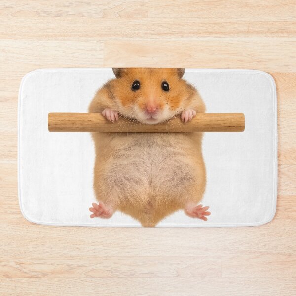 Item preview, Hanging Hamster on Wooden Bar designed and sold by VDekDesigns.