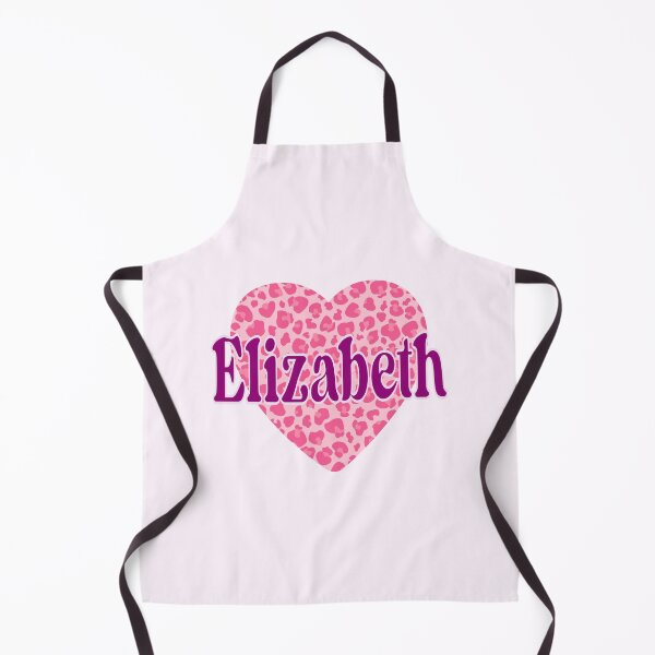 Item preview, Elizabeth Name Pink Leopard Heart  designed and sold by Jeallan Designs.