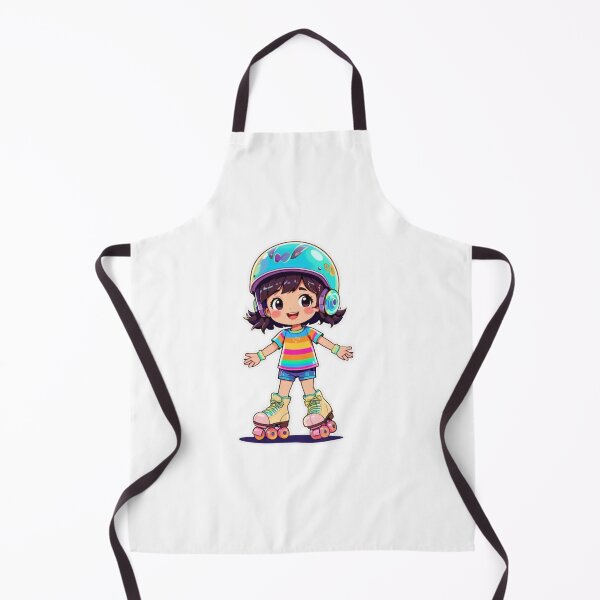 Item preview, Cute Girl Roller Skating designed and sold by Dospart.