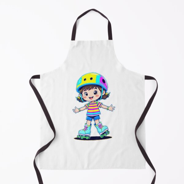 Item preview, Cute Girl Roller Skating designed and sold by Dospart.