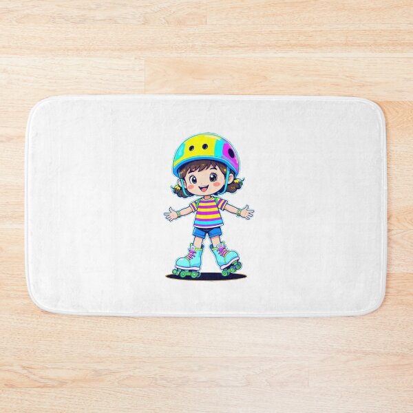 Item preview, Cute Girl Roller Skating designed and sold by Dospart.
