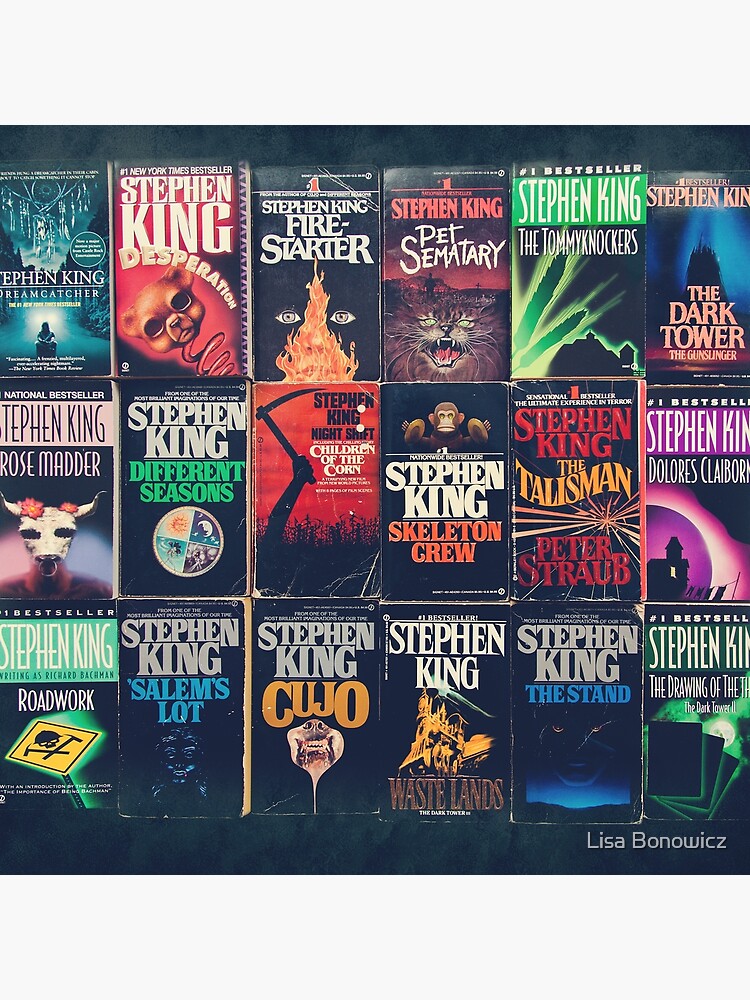 Stephen King Book Fronts by lisabonowicz