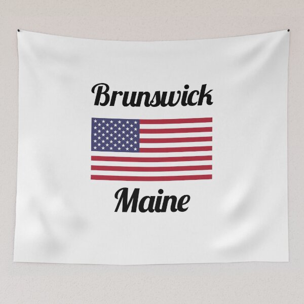 Item preview, Brunswick Maine - Stylish Prints, designed and sold by Fleetwood1994.
