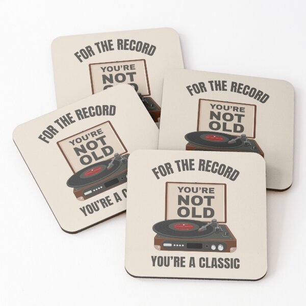 Item preview, You're not old you're a classic Retro Vinyl designed and sold by Art-of-Rory.