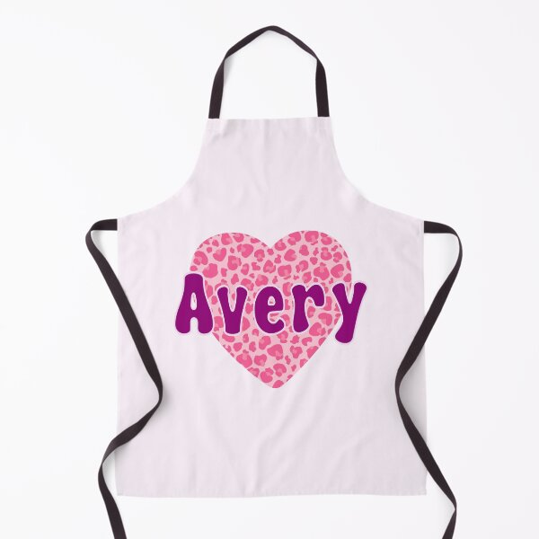 Item preview, Avery Name Pink Leopard Heart designed and sold by Jeallan Designs.