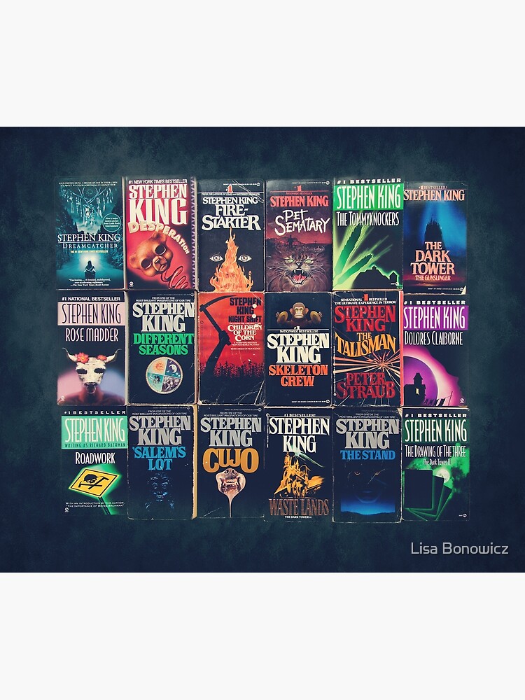 Stephen King Book Fronts by lisabonowicz
