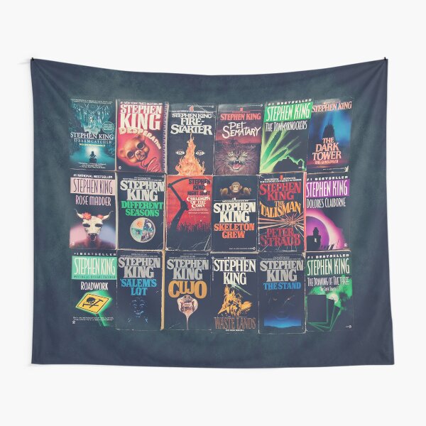 Stephen King Book Fronts Tapestry