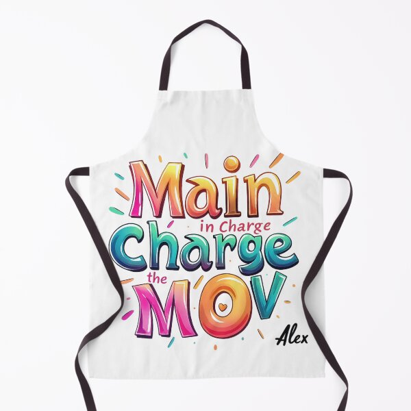Item preview, Main Charge the Move – Colorful Motivational Quote designed and sold by AlexLineArt.
