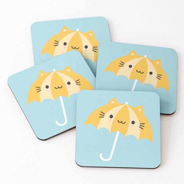 Item preview, Kawaii Cat Umbrella designed and sold by marcelinesmith.