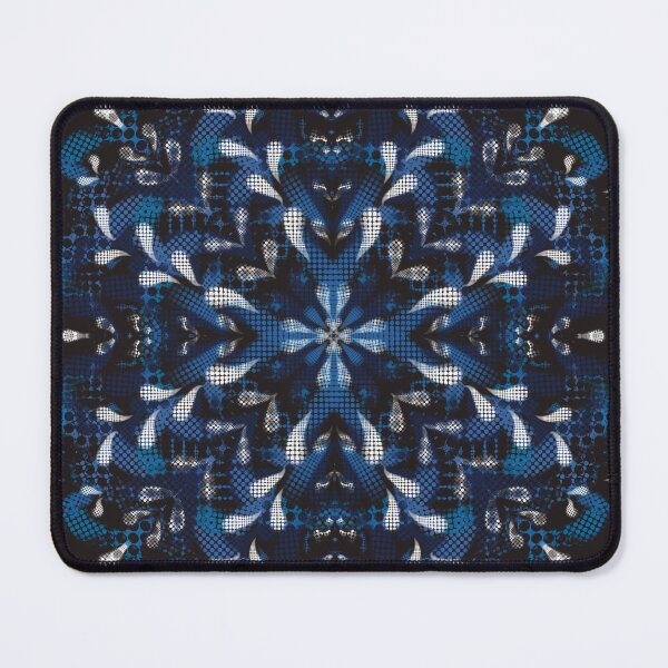 Item preview, Frostbyte Mandala – Cyber Glitch Snowburst designed and sold by Pink&Blue @pink.and.blue_studio.