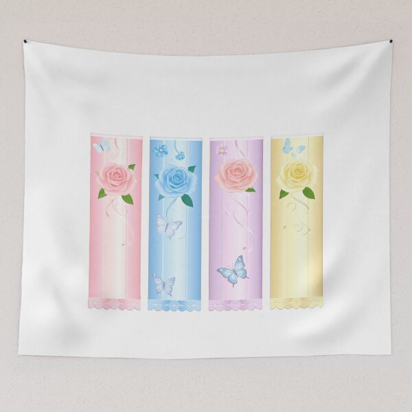 Item preview, Flowers and butterflies designed and sold by Nok-Thep.