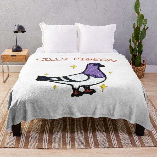 Item preview, Embroidered Silly Pigeon designed and sold by Mohammadirwin.