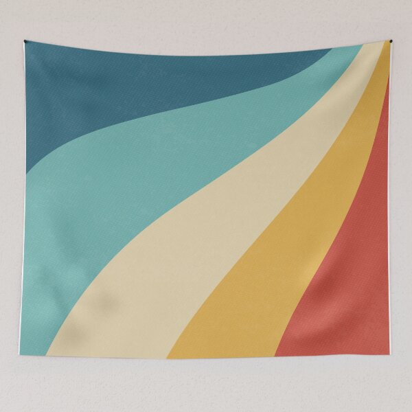 Item preview, Retro Flowy Waves designed and sold by LOVE, AMY.