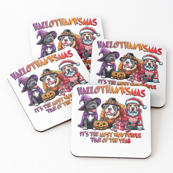 Item preview, Pit Bull Halloween Thanksgiving Christmas  designed and sold by doodIllustrate.