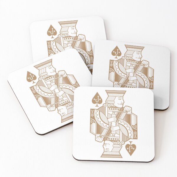 Item preview, Coffee Lovers Spade Courts - Jack gold designed and sold by FunkyHusky.