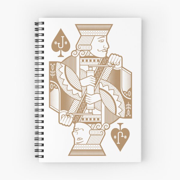 Item preview, Coffee Lovers Spade Courts - Jack gold designed and sold by FunkyHusky.