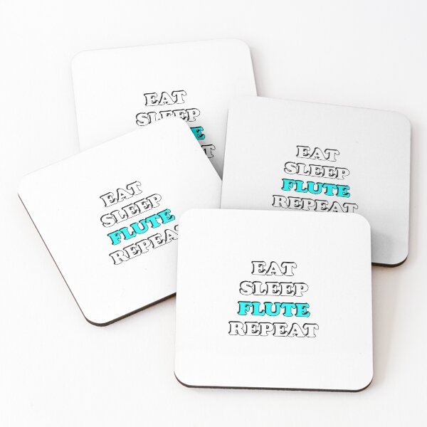 Item preview, Eat Sleep Flute Repeat    designed and sold by Inspirationmotivation.