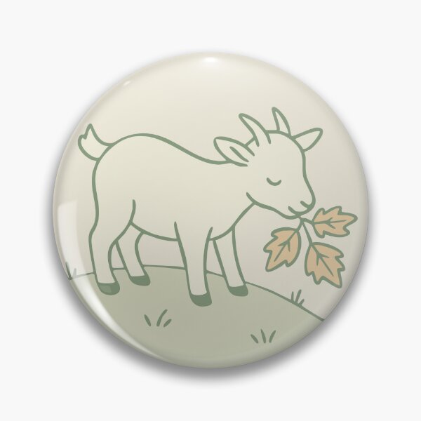 Item preview, Nibble & Chill Goat designed and sold by Cuckoo Parrot.