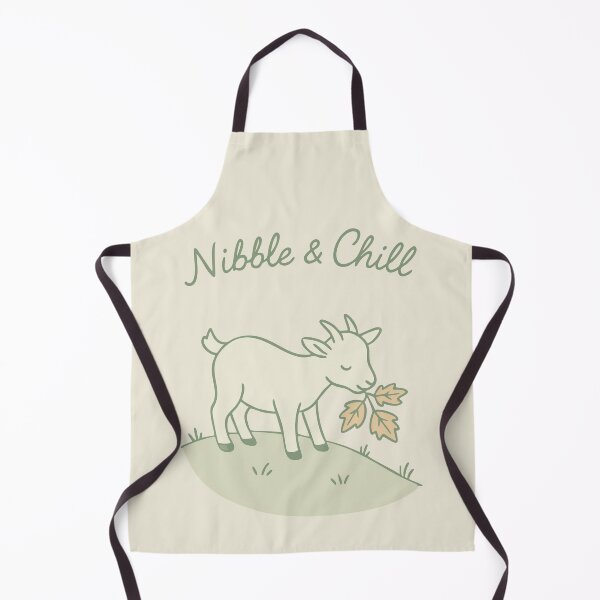 Item preview, Nibble & Chill Goat designed and sold by Cuckoo Parrot.