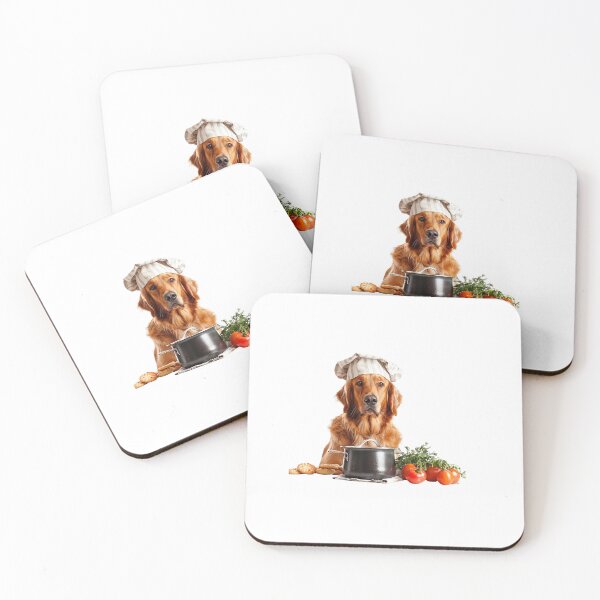 Item preview, Golden Retriever Chef designed and sold by GoxyVision.
