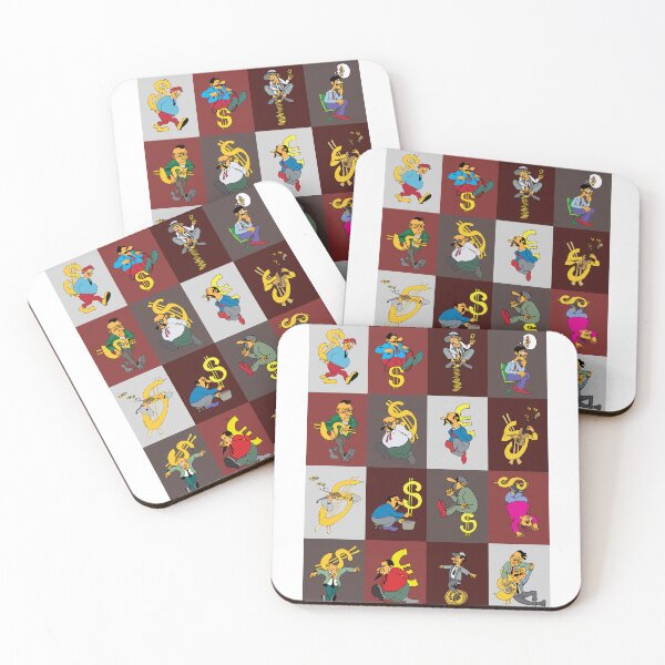 Item preview, Businessmen who care about their income. Comic book characters designed and sold by ZeberForever.