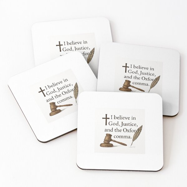 Item preview, Oxford comma designed and sold by dash-of-dissent.
