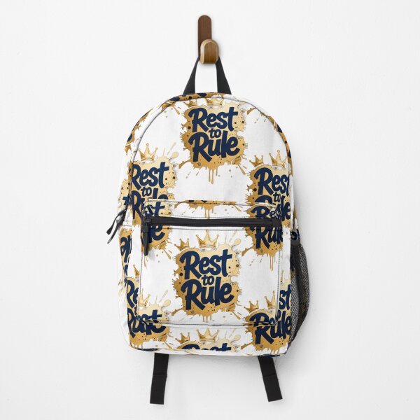 Item preview, Rest to Rule – Minimalist Gold Crown Graffiti designed and sold by auraRM studio.