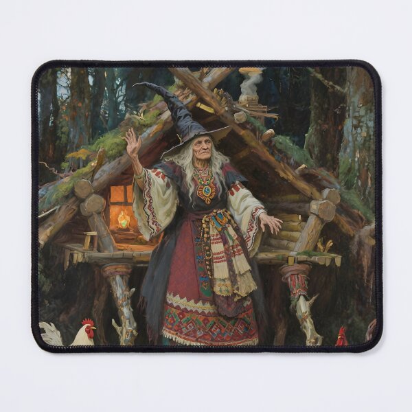 Item preview, Baba Yaga – Slavic Witch Goddess of Shadow and Transformation designed and sold by SoniaSarkali.