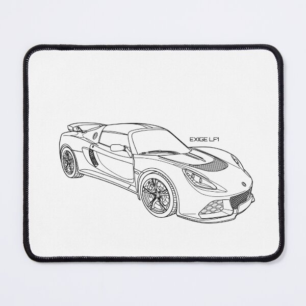 Item preview, LOTUS EXIGE LF1 Line art illust designed and sold by sketchjuny.