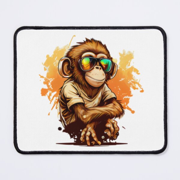 Item preview, Monkey with sunglasses designed and sold by StreetsSouls.