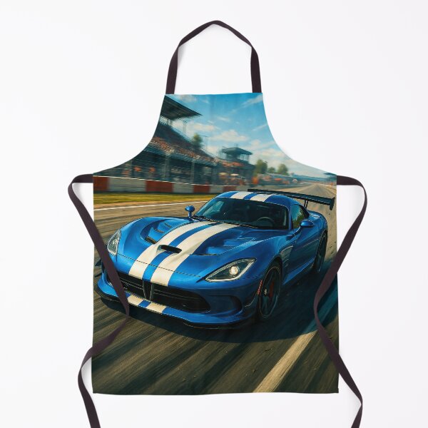 Item preview, Blue Racing Supercar Dominates Speedway designed and sold by RevUpDesign.