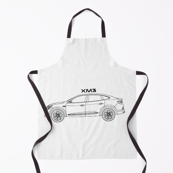 Item preview, Renault XM3 Line art illustration art work designed and sold by sketchjuny.