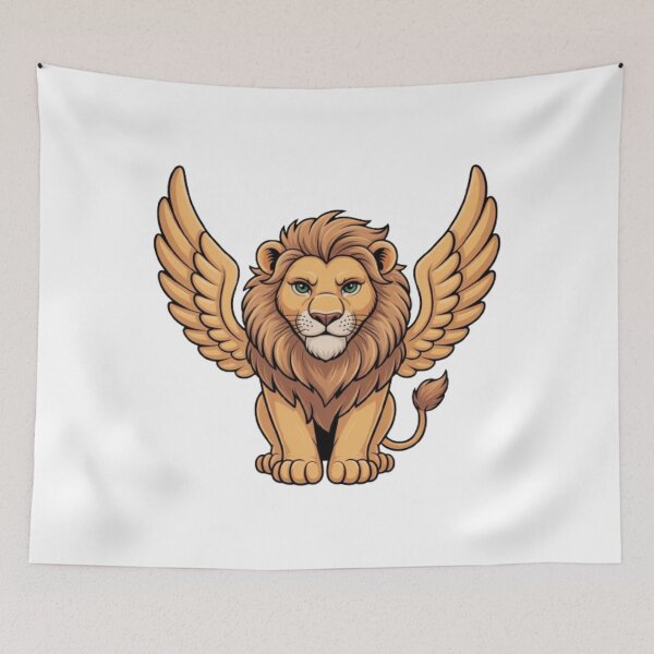 Item preview, Golden Winged Lion designed and sold by ArtQueen777.