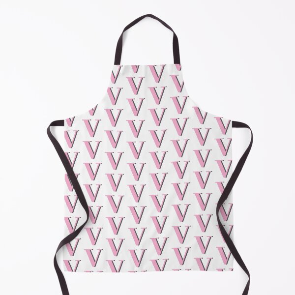 Item preview, Letter V in pastel pink – Cute Alphabet Initial Monogram Design designed and sold by Monika Howarth.