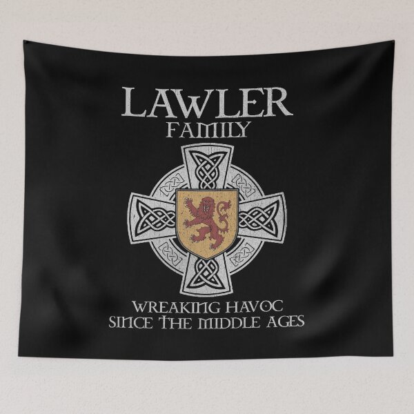 Item preview, Lawler Family Crest – Medieval Heritage Emblem for Ancestry Lovers & Vintage Style Fans designed and sold by 9X FR.