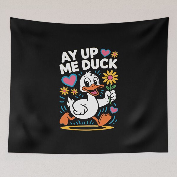 Item preview, Ay Up Me Duck designed and sold by 89BLACK.