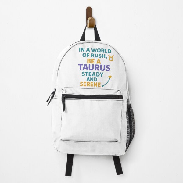 Item preview, Taurus Quote – Steady and Serene Zodiac Design designed and sold by PetalCraft.
