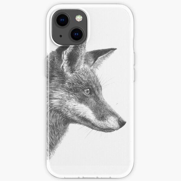 Fantastic Mr Fox - Red Fox Drawing iPhone Soft Case