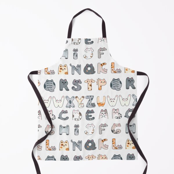 Item preview, ABC cute cat letters designed and sold by LiskoDesign.