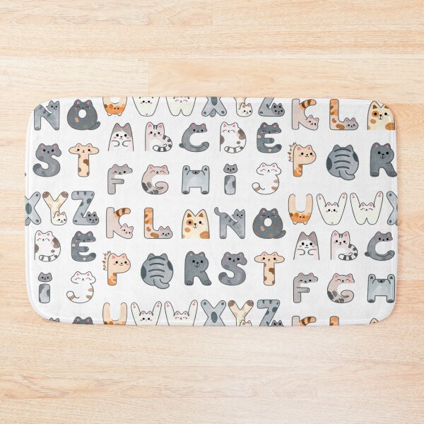 Item preview, ABC cute cat letters designed and sold by LiskoDesign.