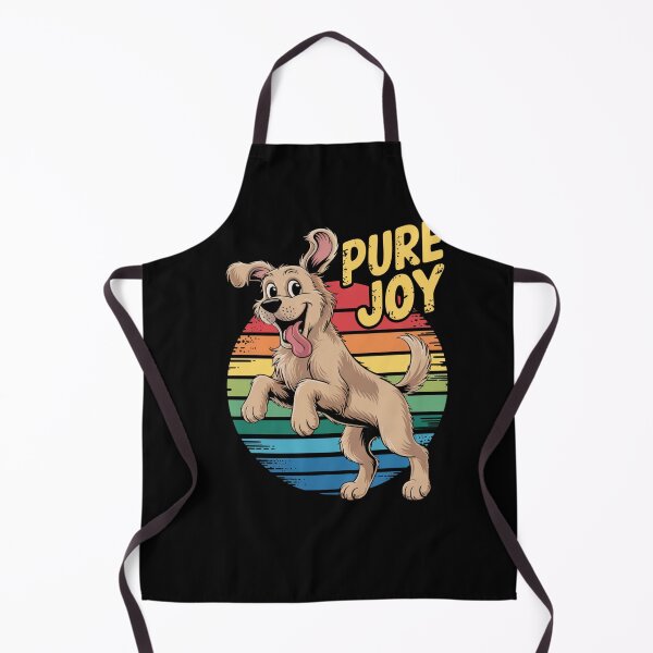Item preview, Happy Dog – Retro Pure Joy Positive Vibes Graphic designed and sold by Taans-Creation.