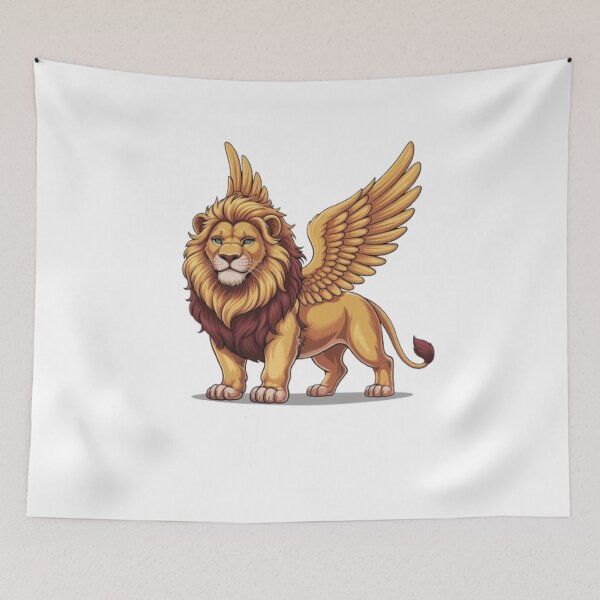 Item preview, Golden Winged Lion designed and sold by ArtQueen777.