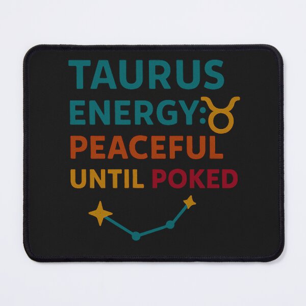 Item preview, Taurus Calm Yet Fierce Energy Zodiac Quote designed and sold by PetalCraft.