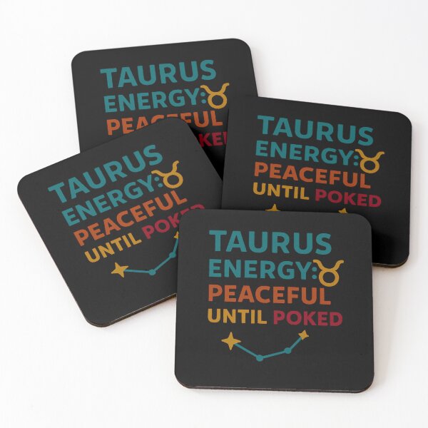 Item preview, Taurus Calm Yet Fierce Energy Zodiac Quote designed and sold by PetalCraft.